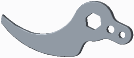 (image for) Zenport ePruner Counter Blade EP108-P6 Small 1-Inch ePruner Replacement Cutting Blade for Battery Powered Electric Pruner