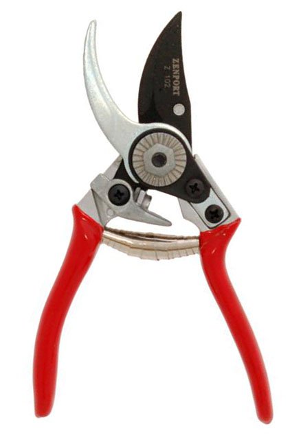 (image for) Zenport Z102 Pruner Small Landscape Crew, Die Cast Aluminum Handles, .8-Inch Cut, 7-Inch