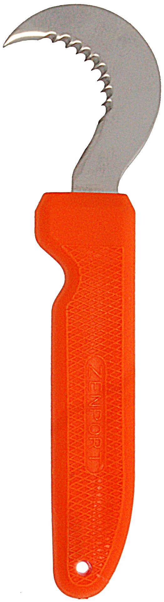 (image for) Zenport Grape Hook Knife K101 Harvest/Utility Hook Knife, Grape and Melon, 3-Inch Curved Serrated Stainless Steel Blade