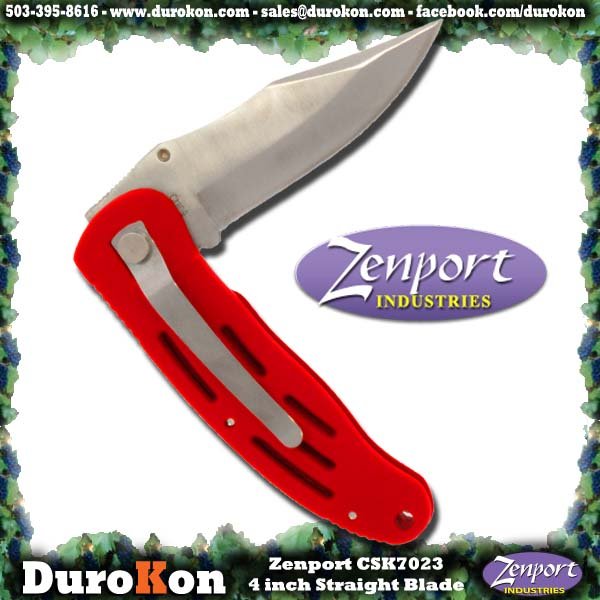 (image for) Zenport Folding Knife CSK7023 Deluxe 4 inch Crusader