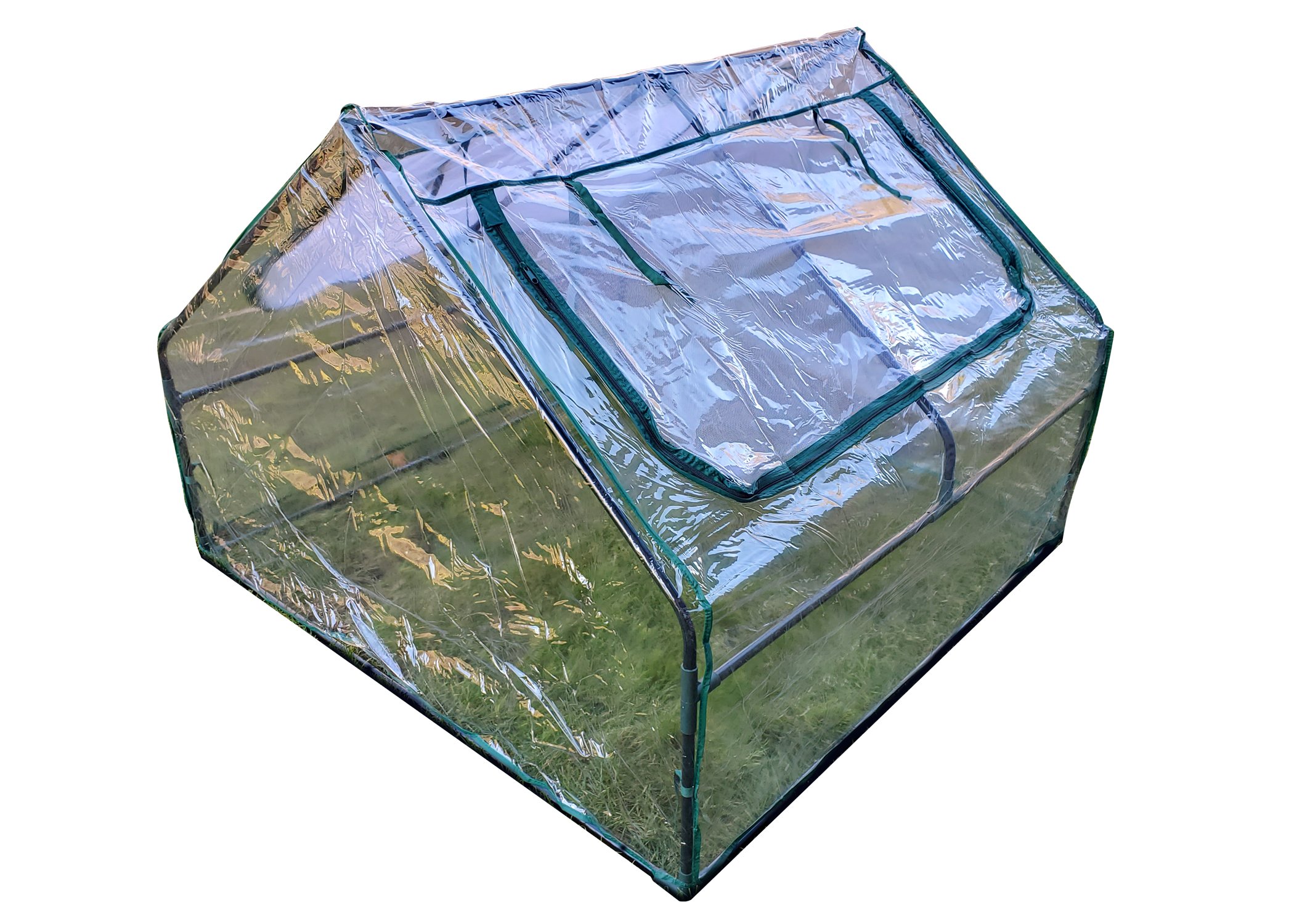 (image for) Zenport Mini Greenhouse SH3214A Greenhouse, 4-Feet by 4-Feet by 36-Inch