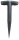 (image for) Zenport Garden Dibber GA401 Dibber for Planting Seeds and Bulbs