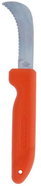 (image for) Zenport Sod Knife K102 Harvest/Utility Knife, Landscape and Sod, 3-Inch Stainless Steel Serrated Blade