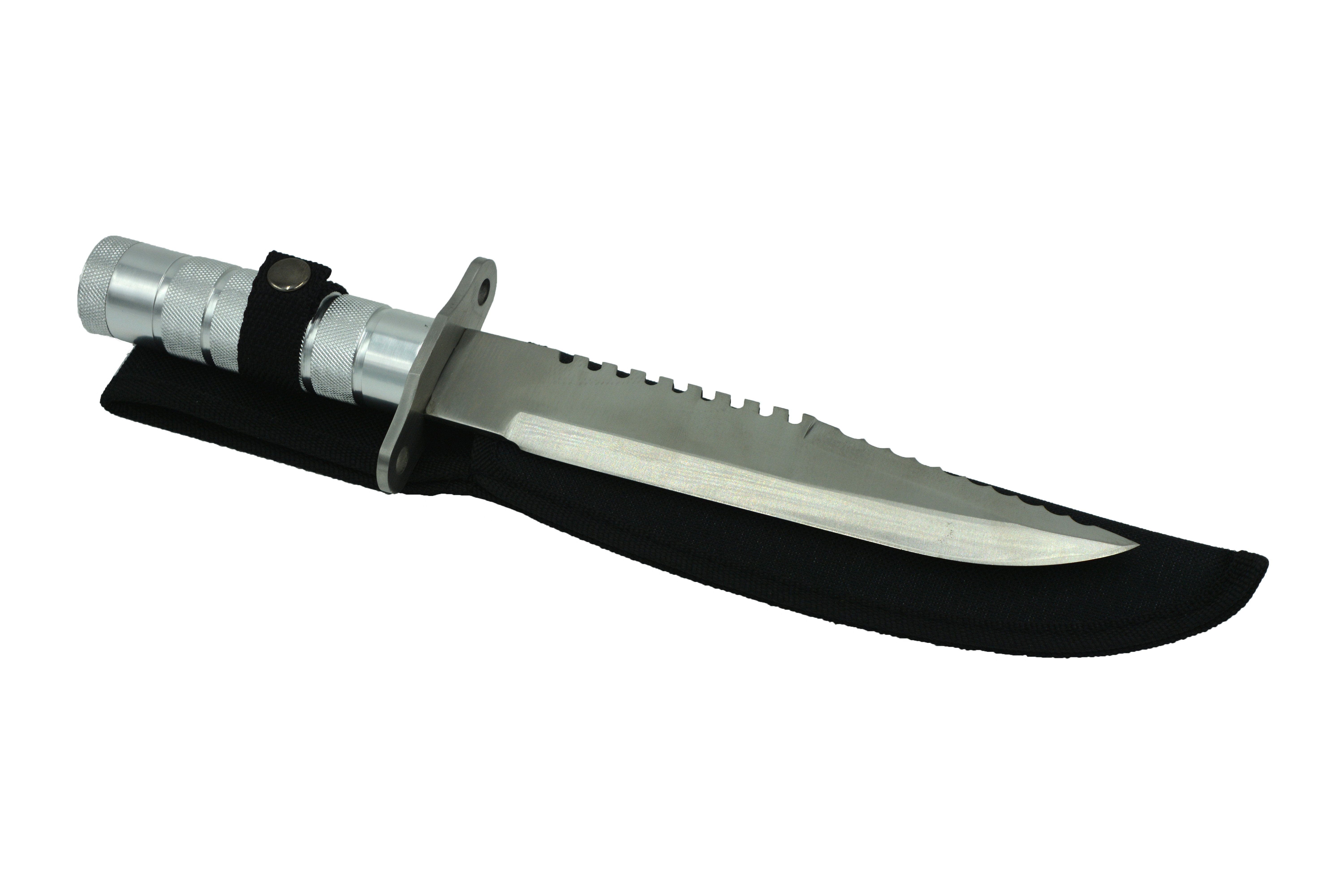 (image for) Zenport Survival Knife and Kit Model 14037, 7.6-inch blade, 12-inch long