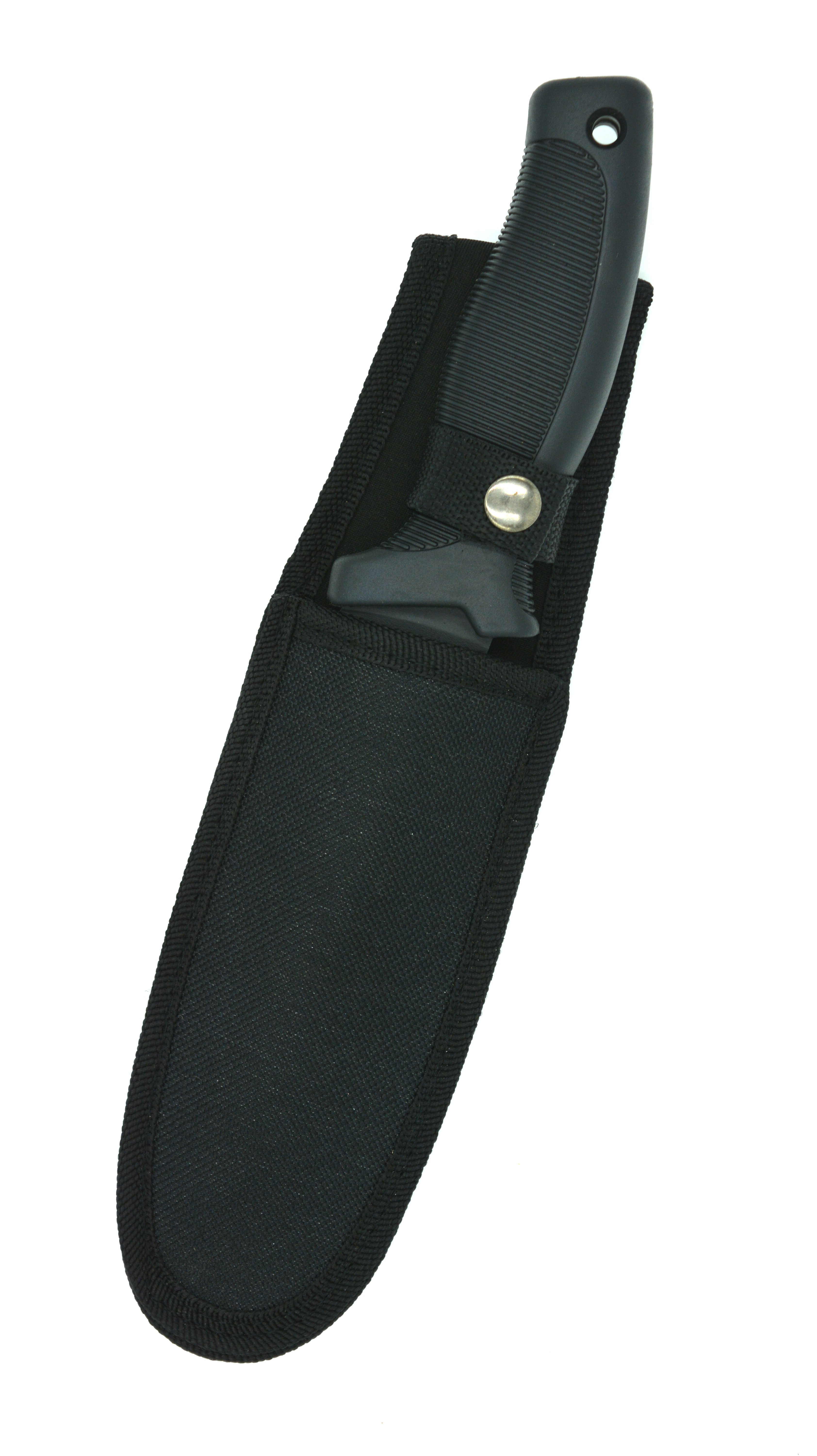 (image for) Zenport Hunting Knife 14032E 5.9-Inch 440 Stainless Steel Blade, Saw Teeth, Gut Hook, Sheath, 10.6-Inch Long