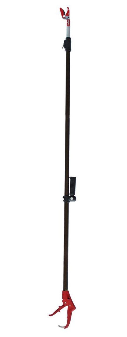 (image for) Zenport Long Pruner ZL625 Extends 70-Inch to 119-Inch, Telescopic Reach Pruner with Pruning Saw, Cut and Hold, For Pruning Trees