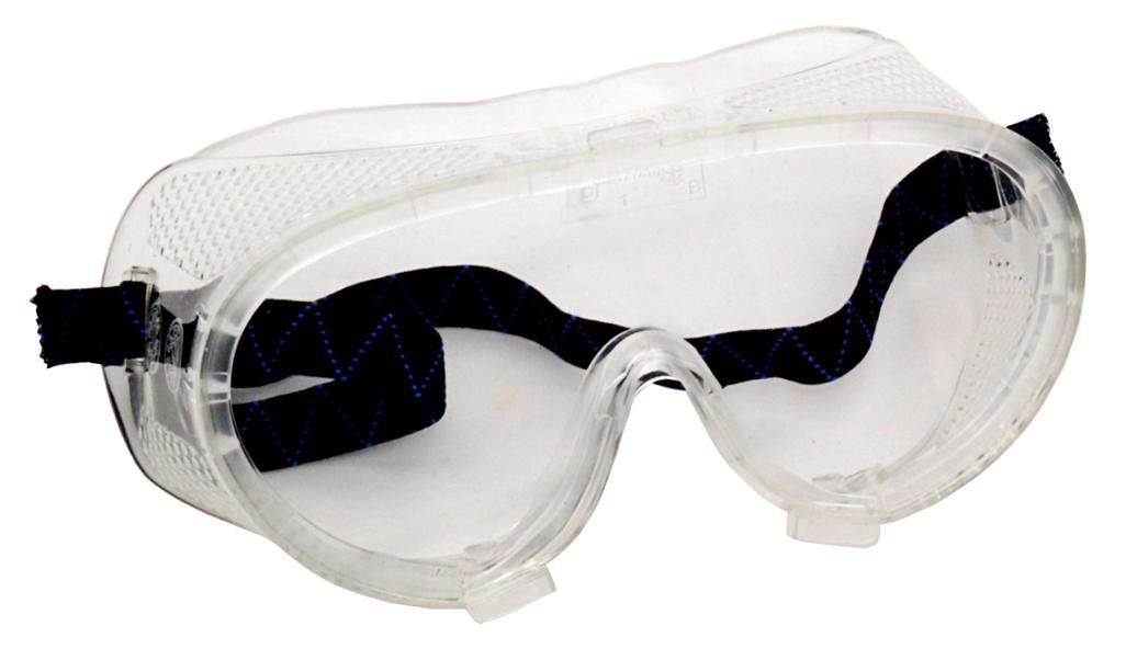 (image for) Zenport Safety Goggles SG231 Reinforced Chemical Splash Goggles, Clear, Fog Free Lenses, Protective Eye Wear