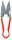 (image for) Zenport Onion Shears ZL122M Onion Topping Sheep Shear, 4.5-Inch Carbon Steel Blade, 11-Inch Long