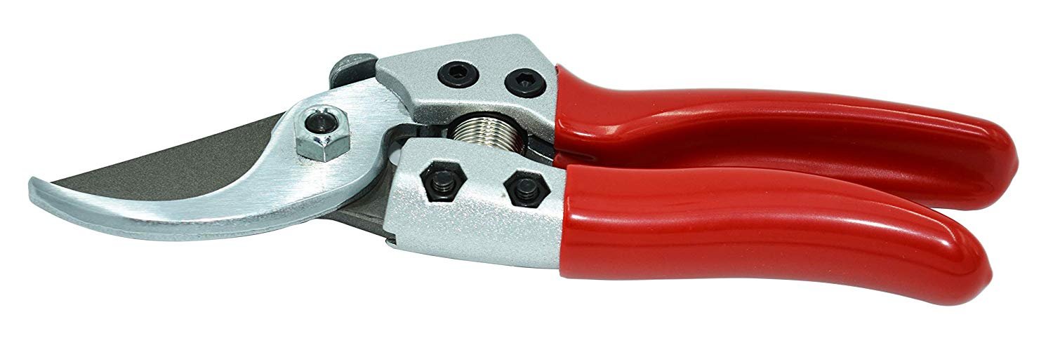 (image for) Zenport QV6 Pruner, Japanese Squeeze Open Pro, Chrome Plated Blade, Half-Inch Cut, 6-Inch Long