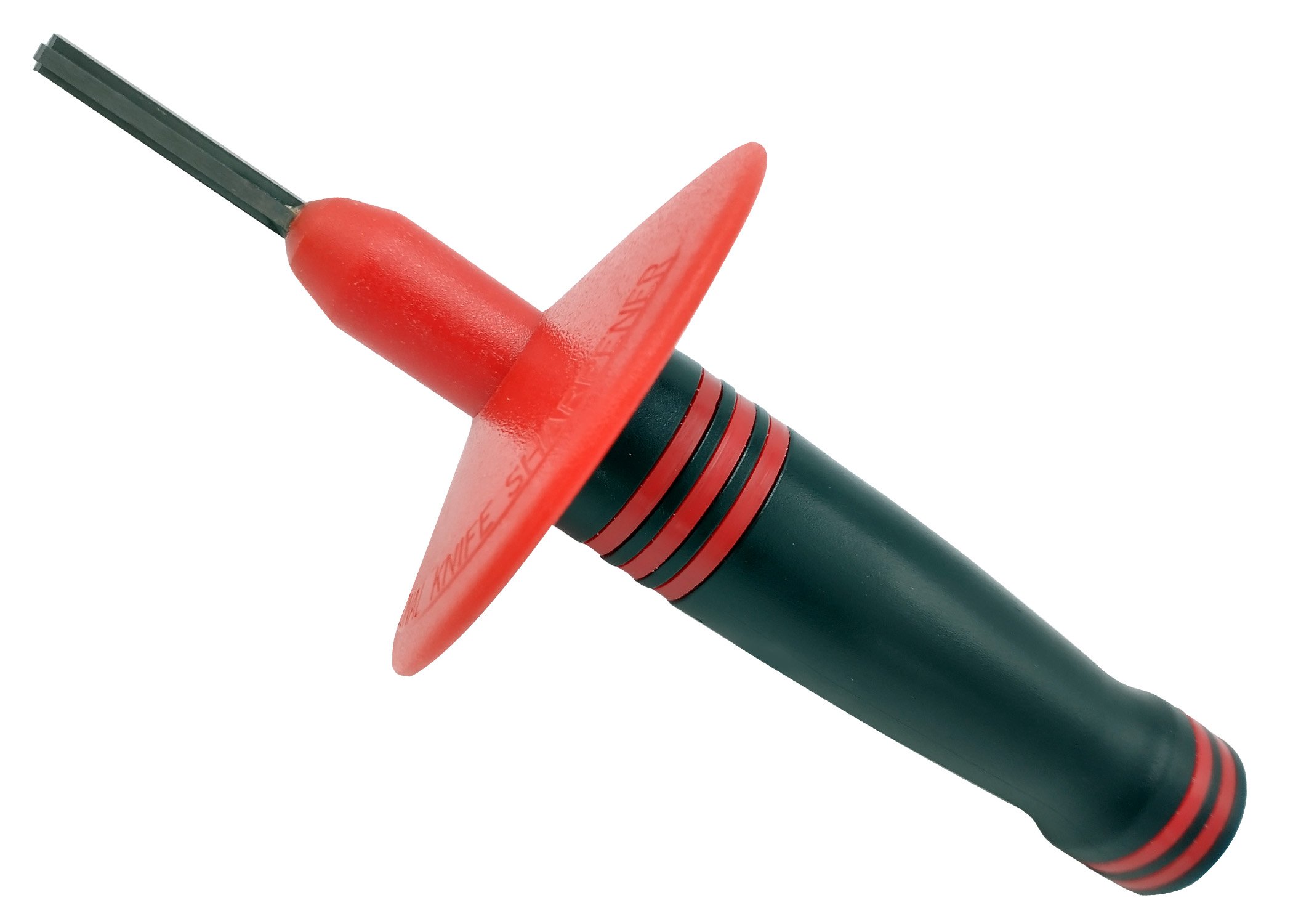 Zenport Sharpening Tool J31 "Cross" Tungsten Carbide Sharpener, Removable Hand Guard (image for) Zenport Sharpening Tool J31 "Cross" Tungsten Carbide Sharpener, Removable Hand Guard
