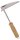 (image for) Zenport Garden Hoe J6-13S Weeding Hoe, Stainless Steel, 10-Inch
