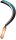 (image for) Zenport Sickle K209F Harvest/Landscape Weeding Scythe, Straight Cutting Edge, Curved Blade, 13-Inch Length