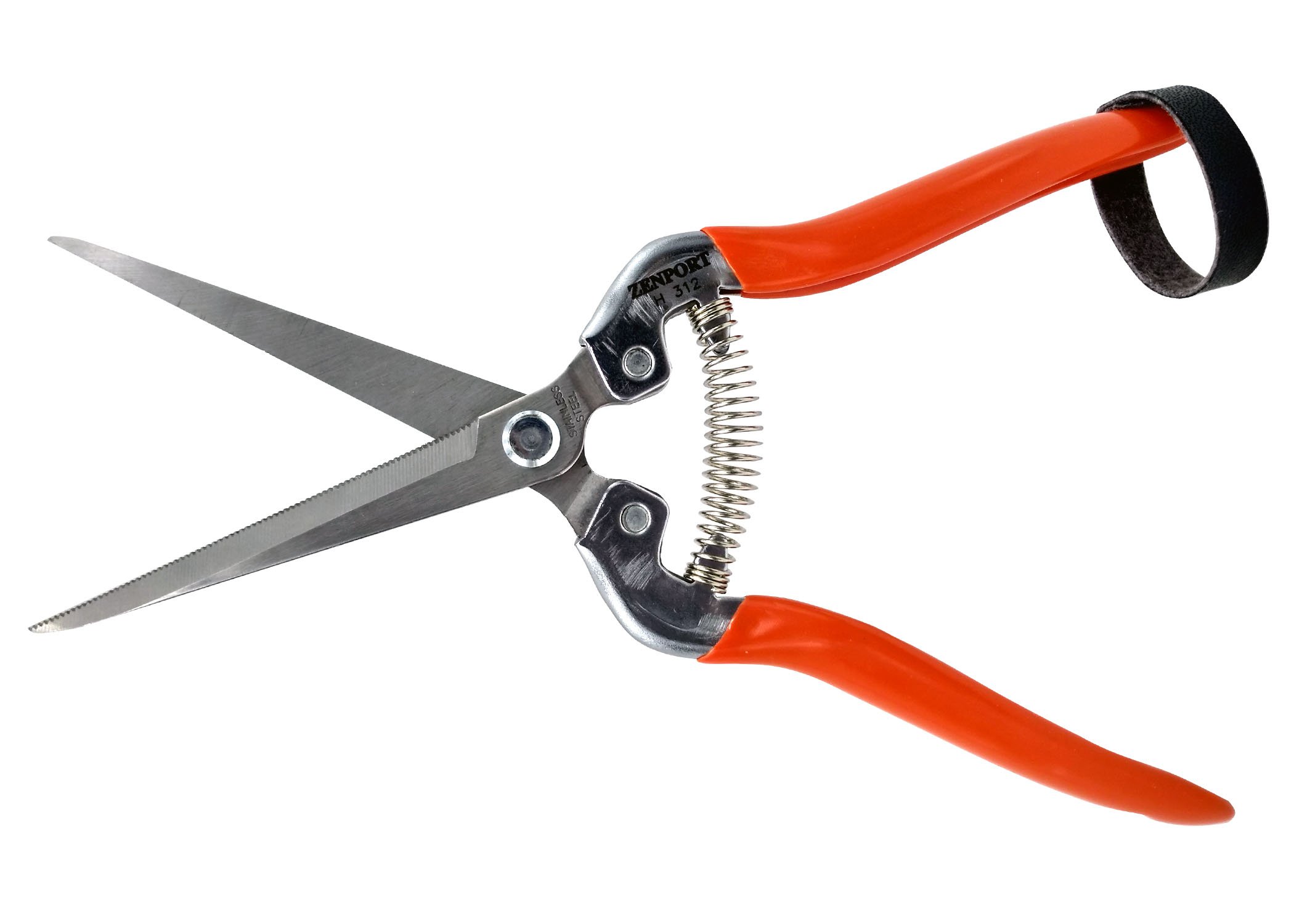 (image for) Zenport Shear H312 3.25-inch Blade, Serrated Stainless Steel, harvesting, thinning, pruning and floral arrangements