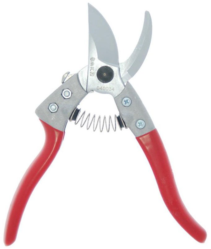 (image for) Zenport QV8 Pruner Japanese Squeeze Open Pro, Chrome Plated Blade, 1-Inch Cut, 8-Inch Long