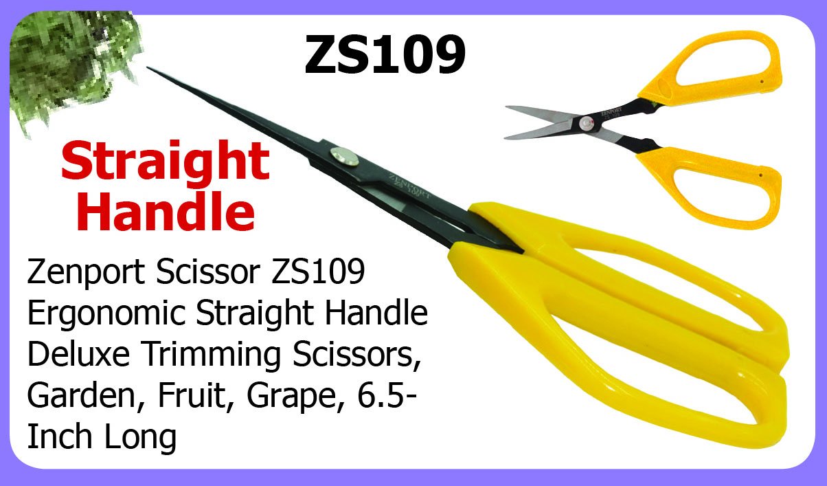 (image for) Zenport Scissors ZS109 Deluxe, Garden, Fruit, Grape, 6.5-Inch Long