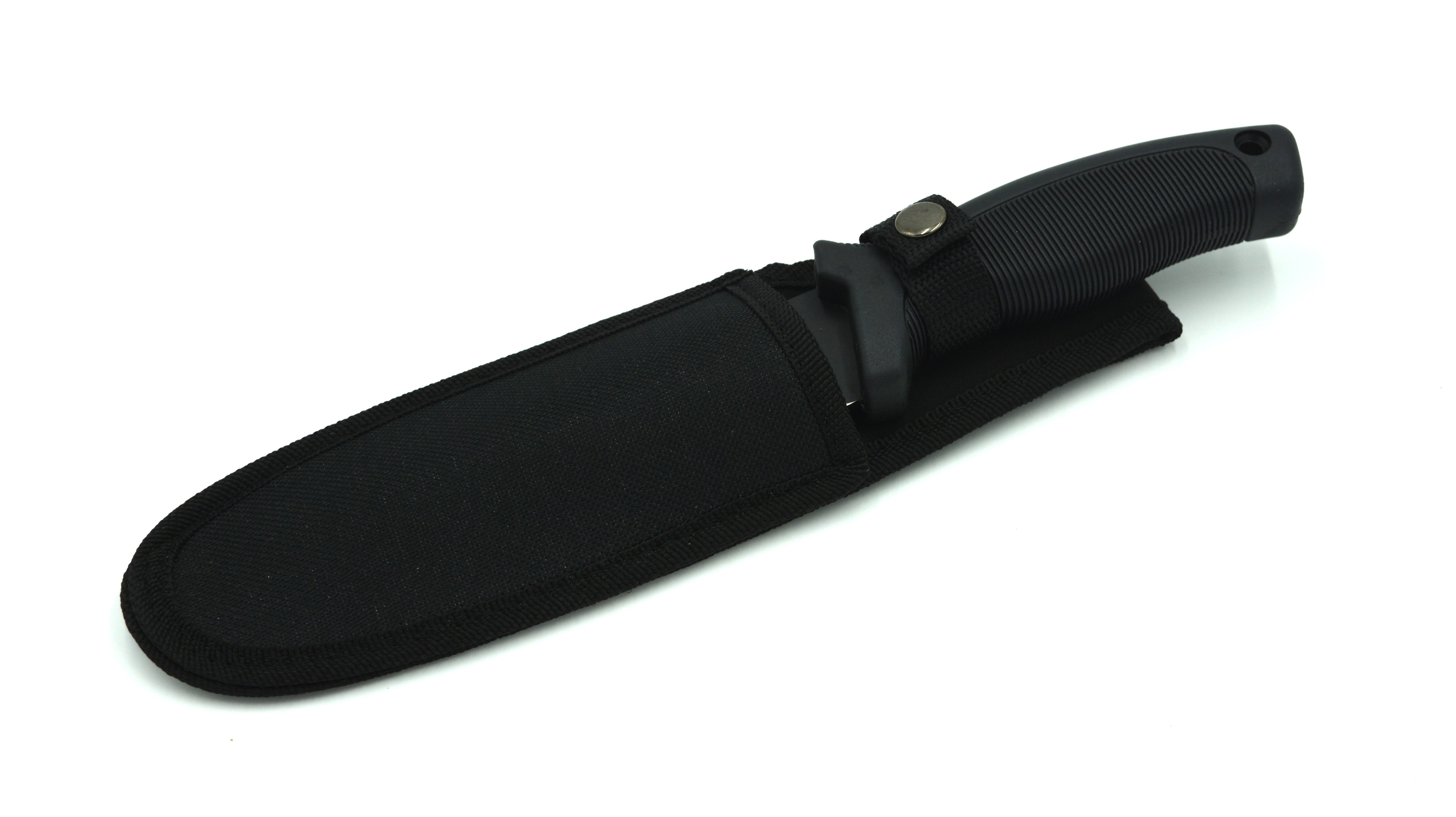 (image for) Zenport Hunting Knife 14032E 5.9-Inch 440 Stainless Steel Blade, Saw Teeth, Gut Hook, Sheath, 10.6-Inch Long