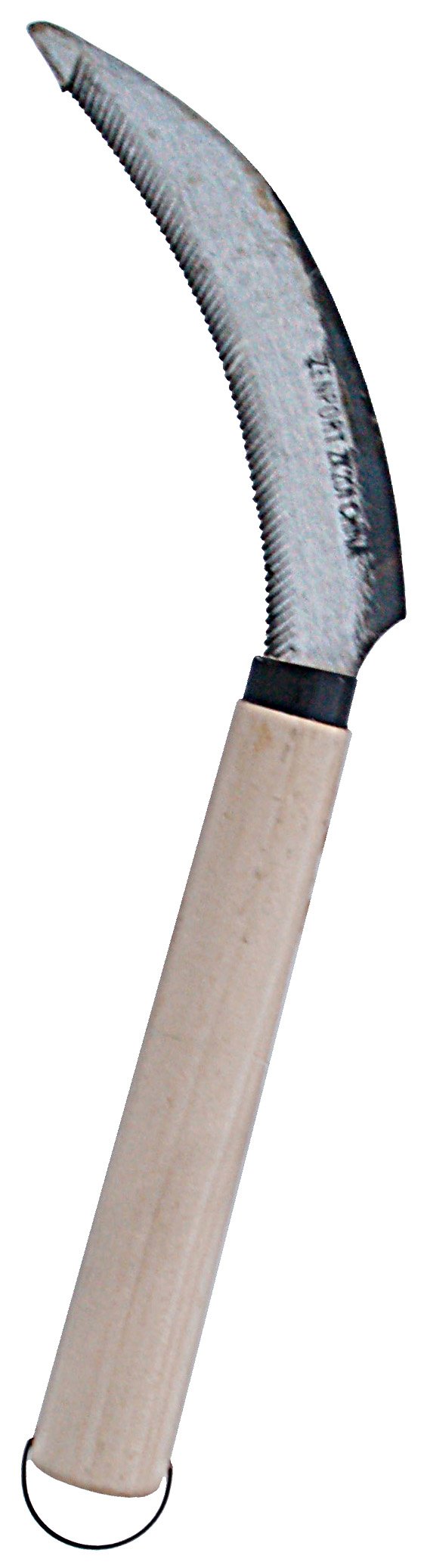 (image for) Zenport Sickle K201 Harvest Sickle/Berry Knife, 4.5-Inch Carbon Steel Curved Serrated Blade
