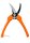 (image for) Zenport Shears H307 Bypass Snips, Carbon Steel Blade, 7.5-Inch