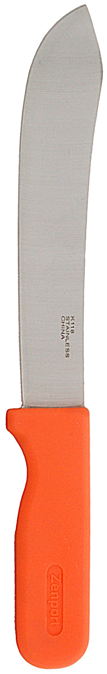 (image for) Zenport Harvest Knife K118 Row Crop Harvest Knife, Butcher, 7.75-Inch Stainless Steel Blade