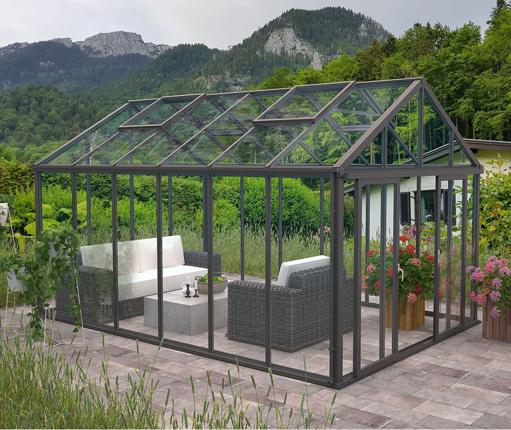 (image for) Zenport Versailles Sunroom SH1001D-2, 160.7- SqFt, 15.3 X 10.5-Feet