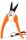 (image for) Zenport Z116 Pruner Hoof and Floral Trimming Shear, Teflon Coated, Twin-Blade, .8-Inch Cut, 8-Inch Long