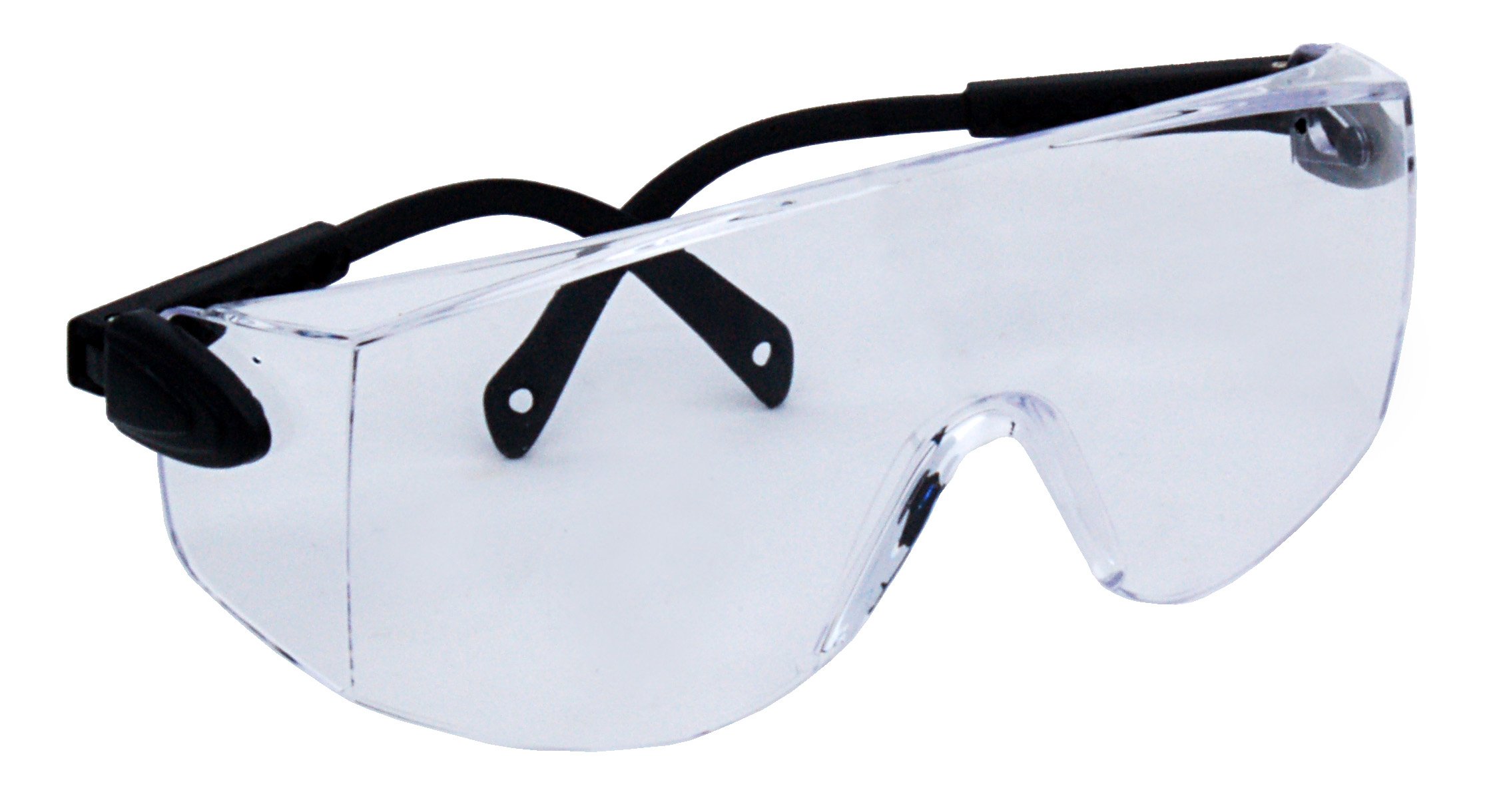 (image for) Zenport Safety Glasses SG2626 Clear Adjustable Temples, UV Coating, Eye Protection