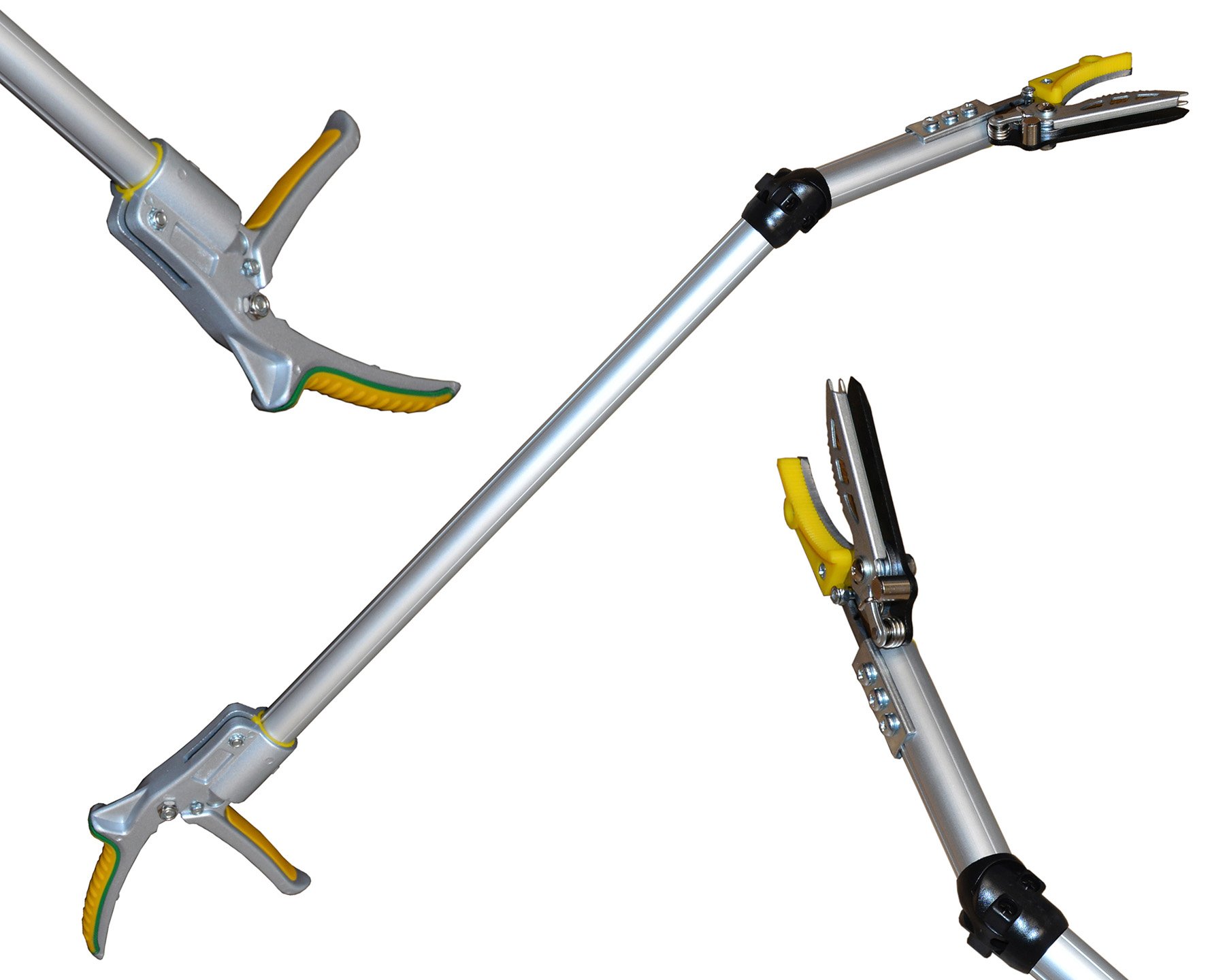 Zenport Long Pruner ZL646 30-Inch Long Reach Pruner Cut and Hold Adjustable Head (image for) Zenport Long Pruner ZL646 30-Inch Long Reach Pruner Cut and Hold Adjustable Head
