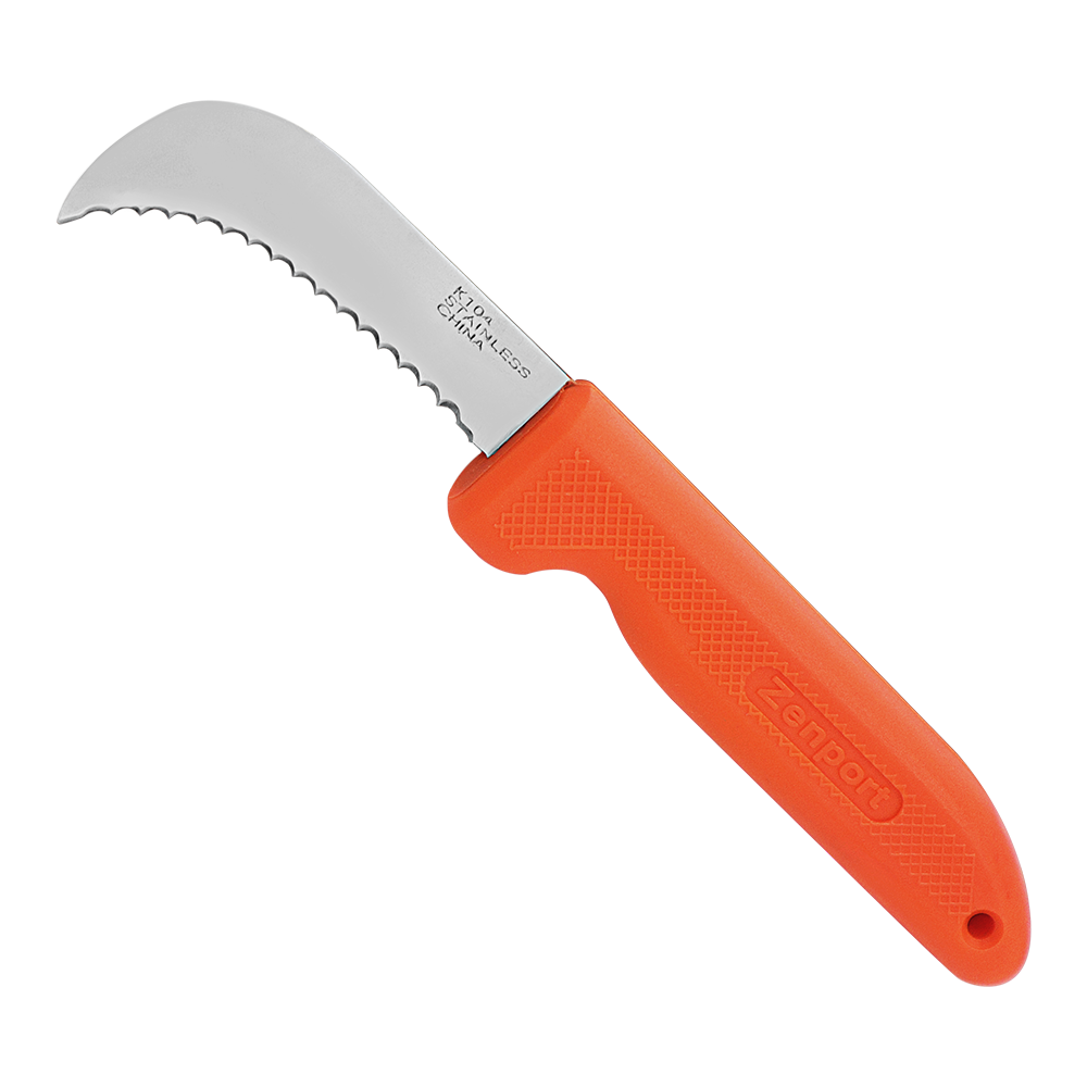 Zenport Sod Knife K104 Harvest Landscape Knife, 3-Inch Stainless Steel Deep Serrated Blade (image for) Zenport Sod Knife K104 Harvest Landscape Knife, 3-Inch Stainless Steel Deep Serrated Blade