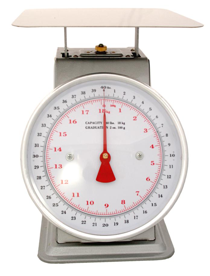 Scale AZD40 Mécanique Balance Dial, 40 Pound, Pour les fruits et légumes pesant