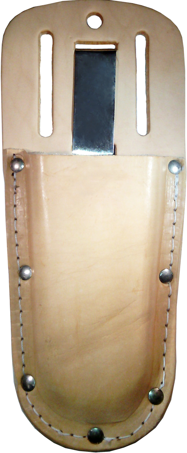 Zenport Holster HJ261 Leather Pruner Sheath, Belt Loop, Metal Clip, for Pruners and Folding Saws