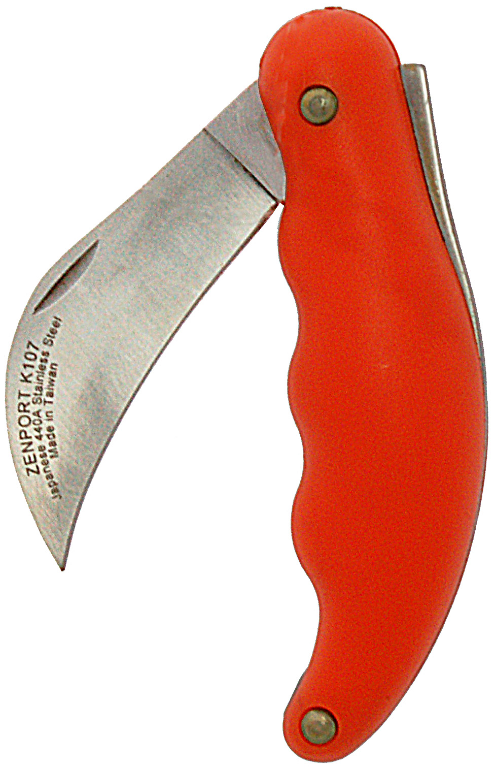 Zenport Horticulture Knife K107 Cuchillo plegable para horticultura, acero inoxidable de 3.5 pulgadas