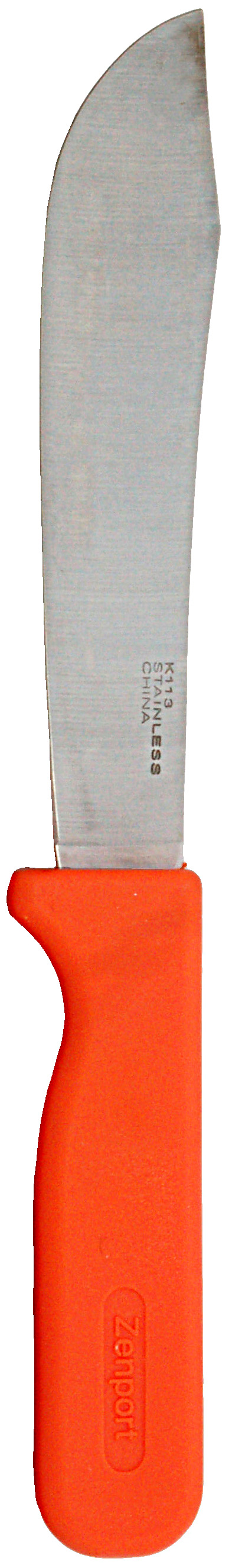 Zenport Couteau à chou K113 Row Crop Harvest Knife, Houblon et chou, Lame en acier inoxydable de 6,75 pouces