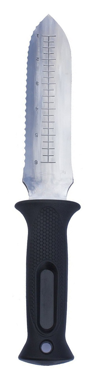 Zenport Sol Couteau K247 ZenBori avec fourreau et lame dentelée en acier inoxydable de 6 pouces et mesure de la profo