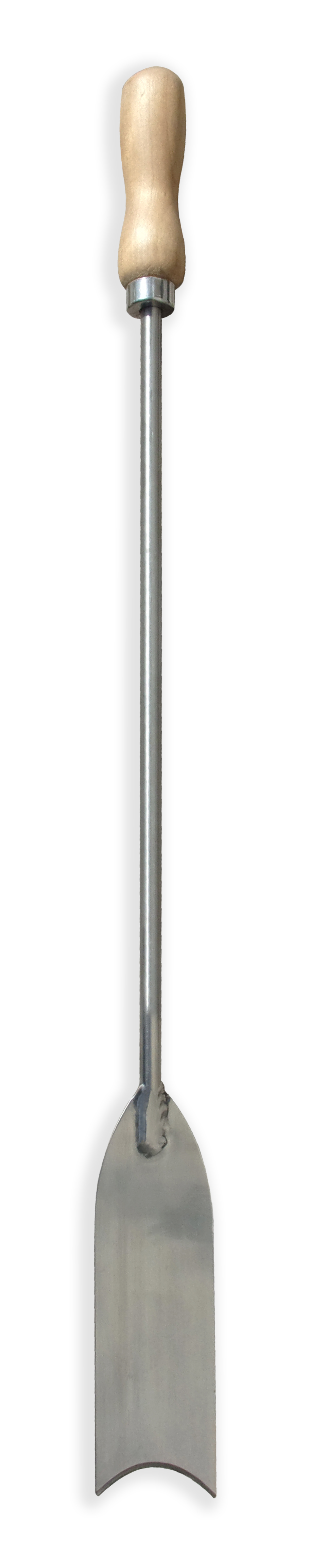 Zenport Cuchillo de espárragos K801 herramienta de deshierbe, hoja de acero inoxidable de media luna de 2 pulgadas, longitud de