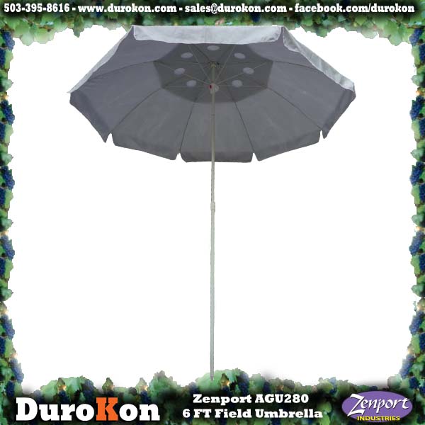 Zenport Umbrella AGU330T Tilt 6-Foot by 1 1/2-inch Pole