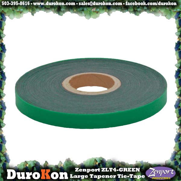 Zenport Plant Tie Tape ZL0014-6ML Large Tapener Green Plant Tie Tape, 200-Feet, 6-MIL (ZL100/ZL919/MAX HTB2 N)